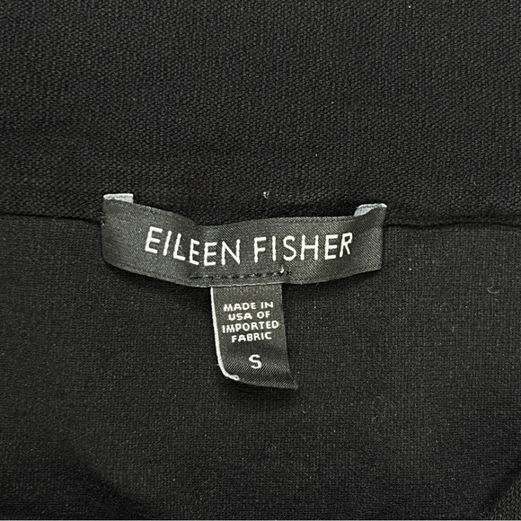 Vintage Eileen Fisher Black Knit Skirt Size Small - Picture 3 of 11